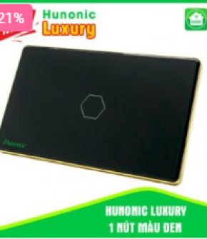 Hunonic Luxury 1 Nút Màu Trắng/Đen